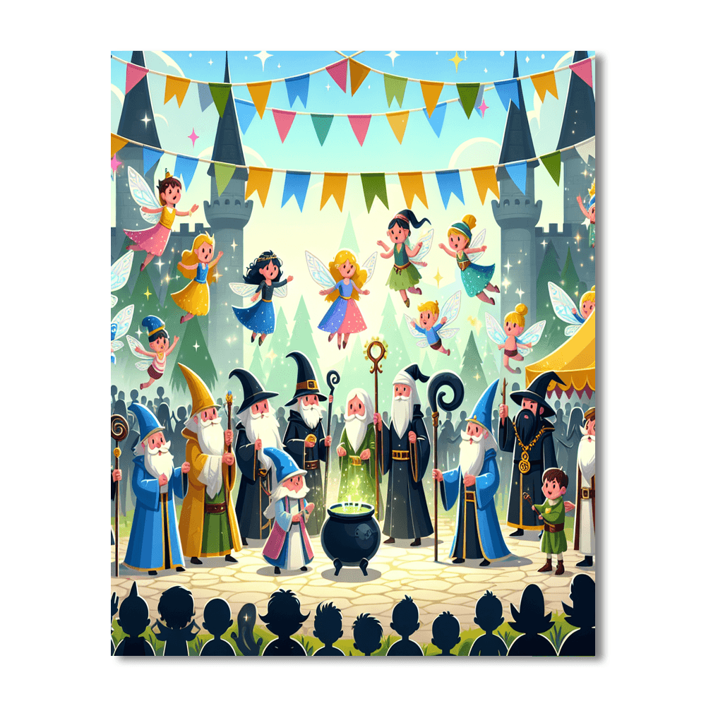 Magical Kingdom Celebration Paint By Color