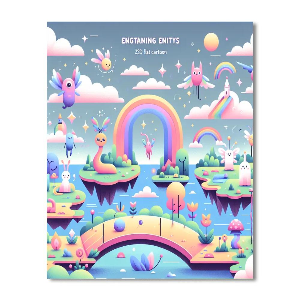 Magical Dreamland Adventure Numbered Painting Kits