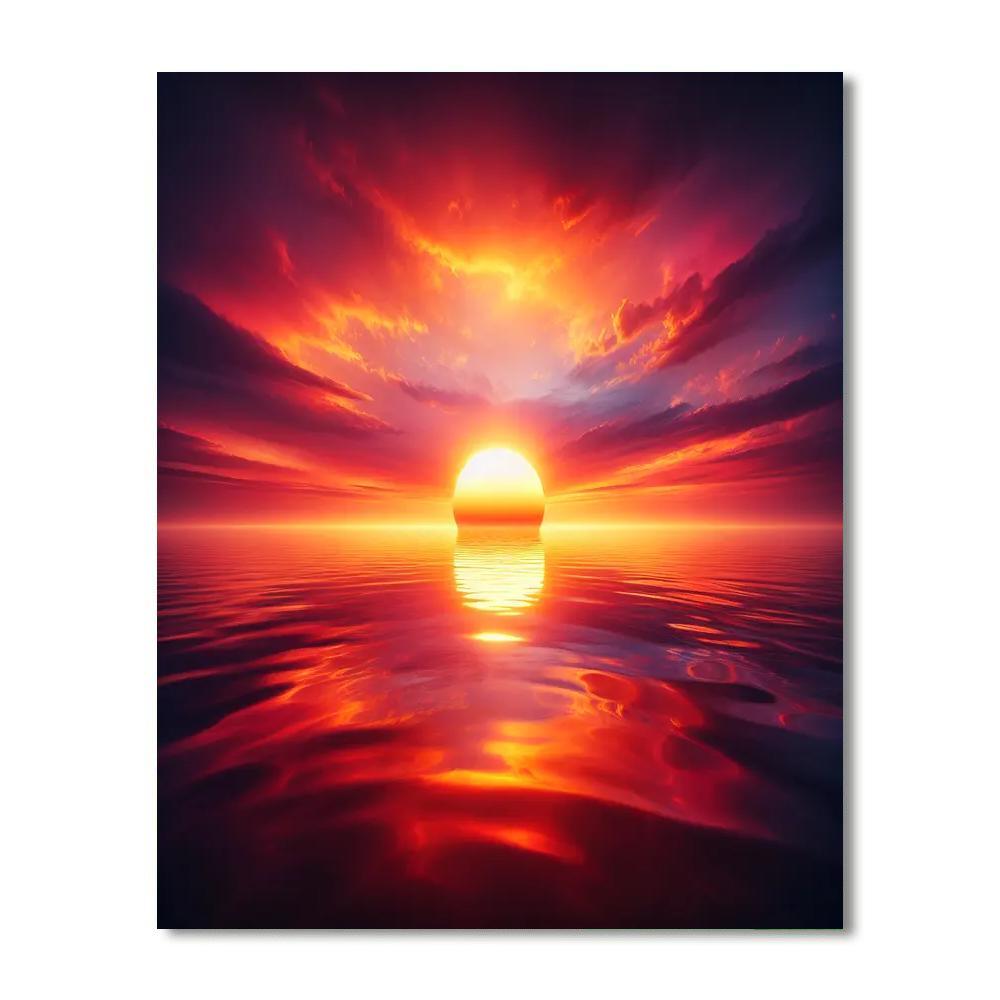 Radiant Horizons Painting By Numbers Kit