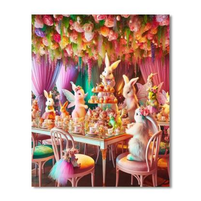Delightful Tea Party Adventure Paint By Numbers Kits