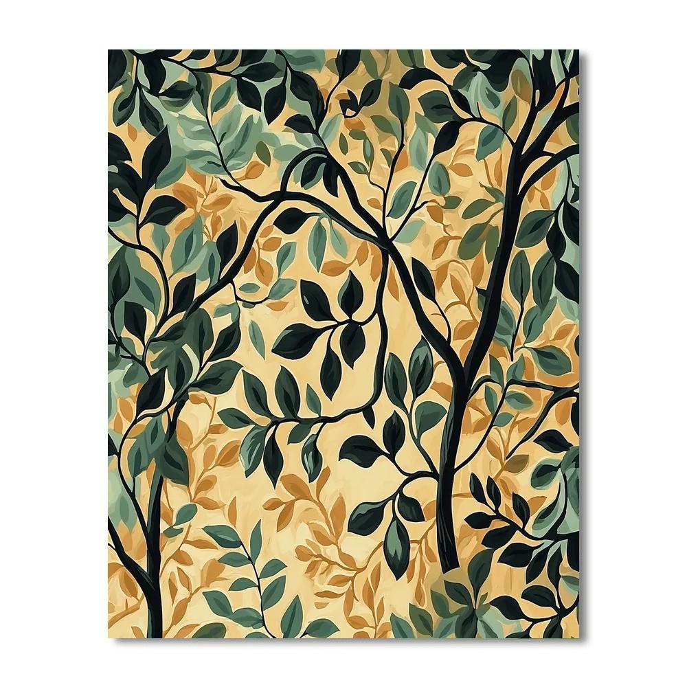 Nandalal Bose Inspired Whispers Of The Ancient Grove  Paint By Number