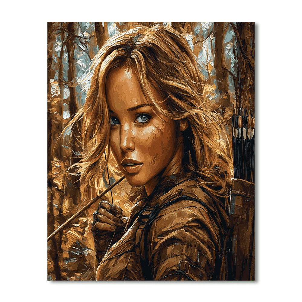 Jennifer Lawrence: Defying Gravity With Katniss Everdeen Paint By Numbers Kits
