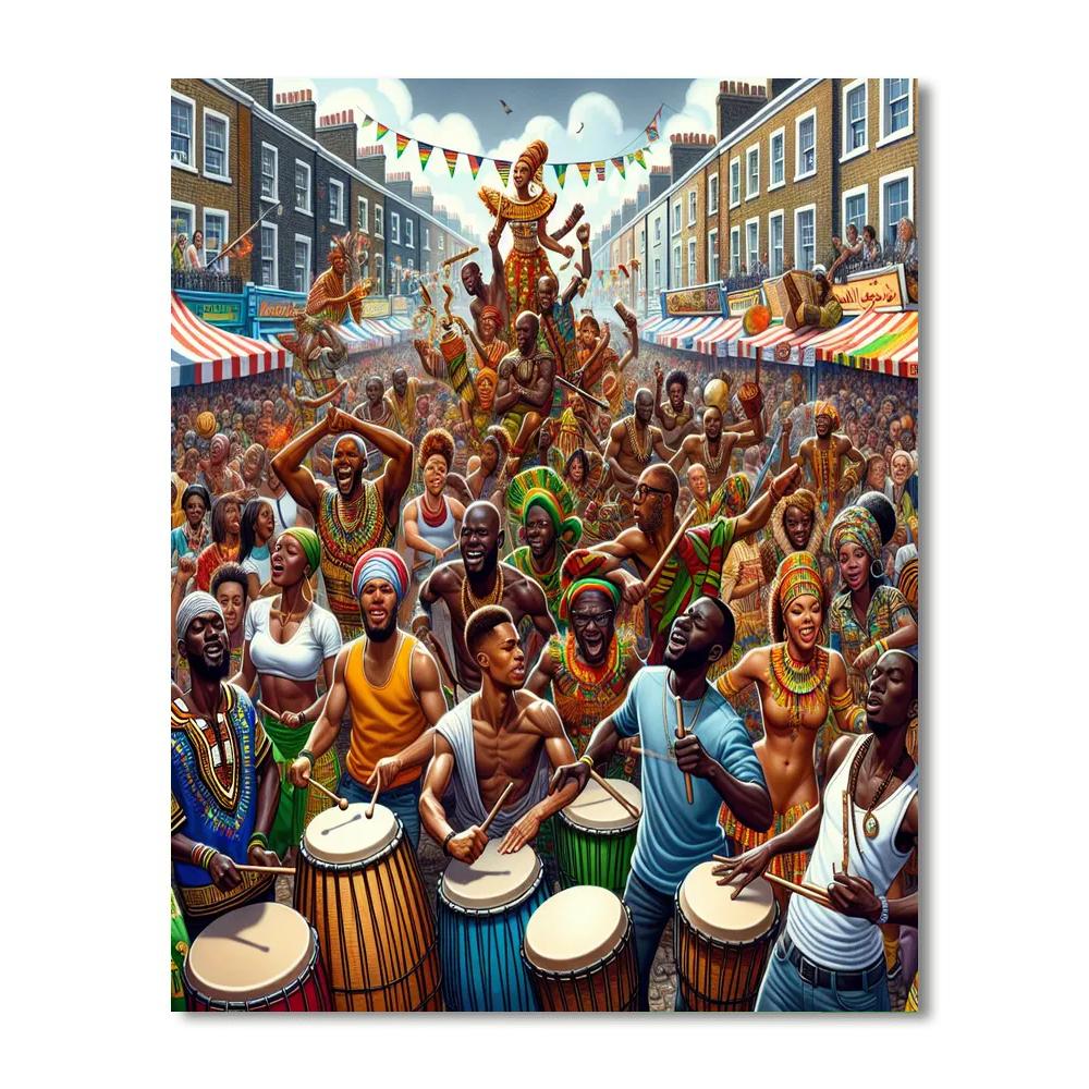 Yam Carnival - London, Uk Paint By Number