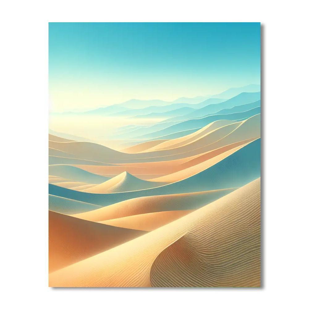 Windswept Sand Dunes Paint By Numbers Kits