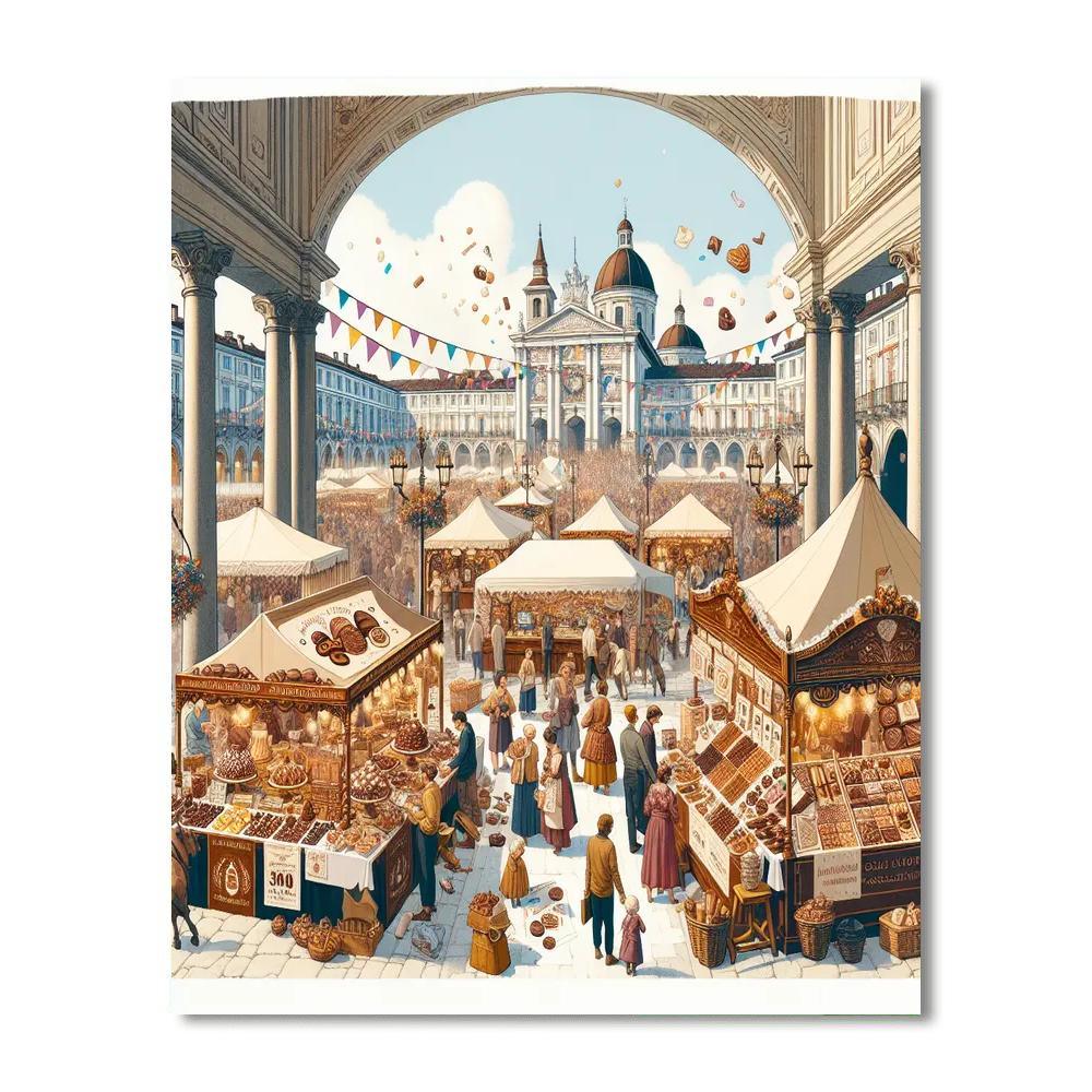 International Chocolate Festival - Turin, Italy DIY Paint By Numbers