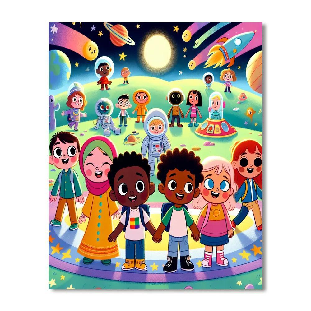 Cosmic Connection Voyage Paint By Numbers Kits