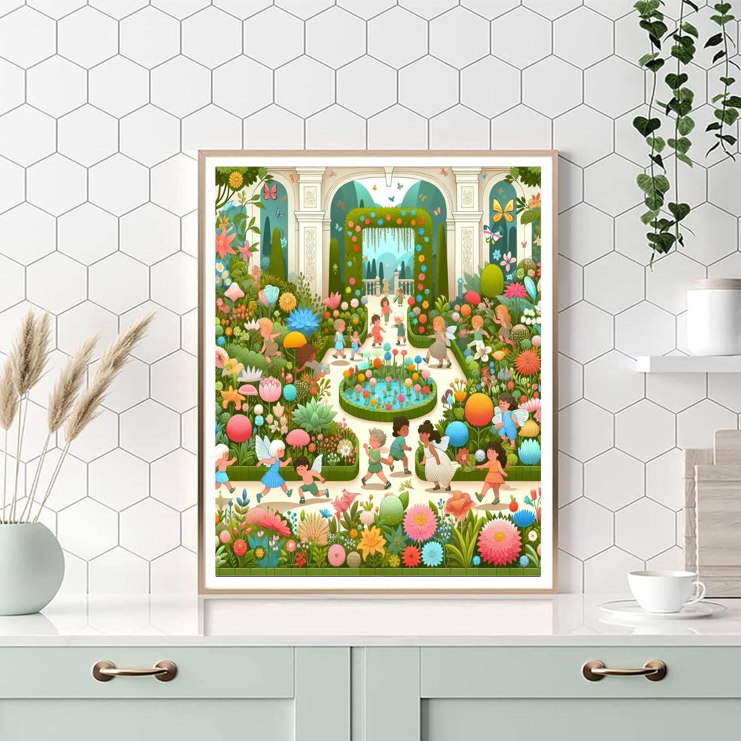 Garden Pixie Celebration Painting By Numbers Kit
