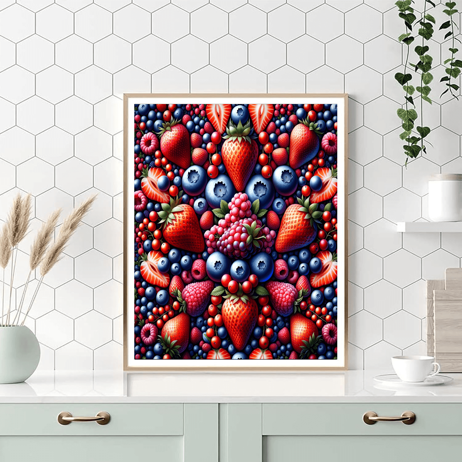 Summer Berry Delight Paint By Color