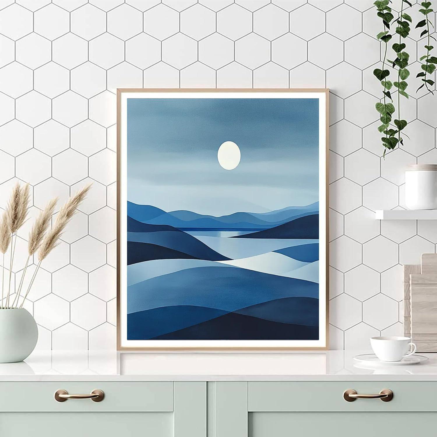 Agnes Martin Inspired Serenade Of Silence  Painting By Numbers Kit