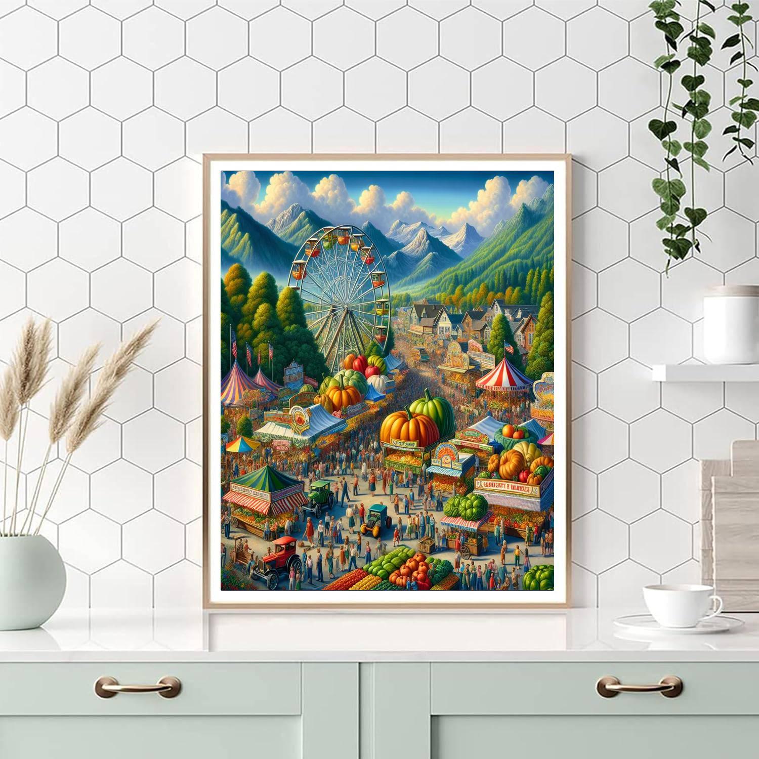 Alaska State Fair - Palmer Number Painting