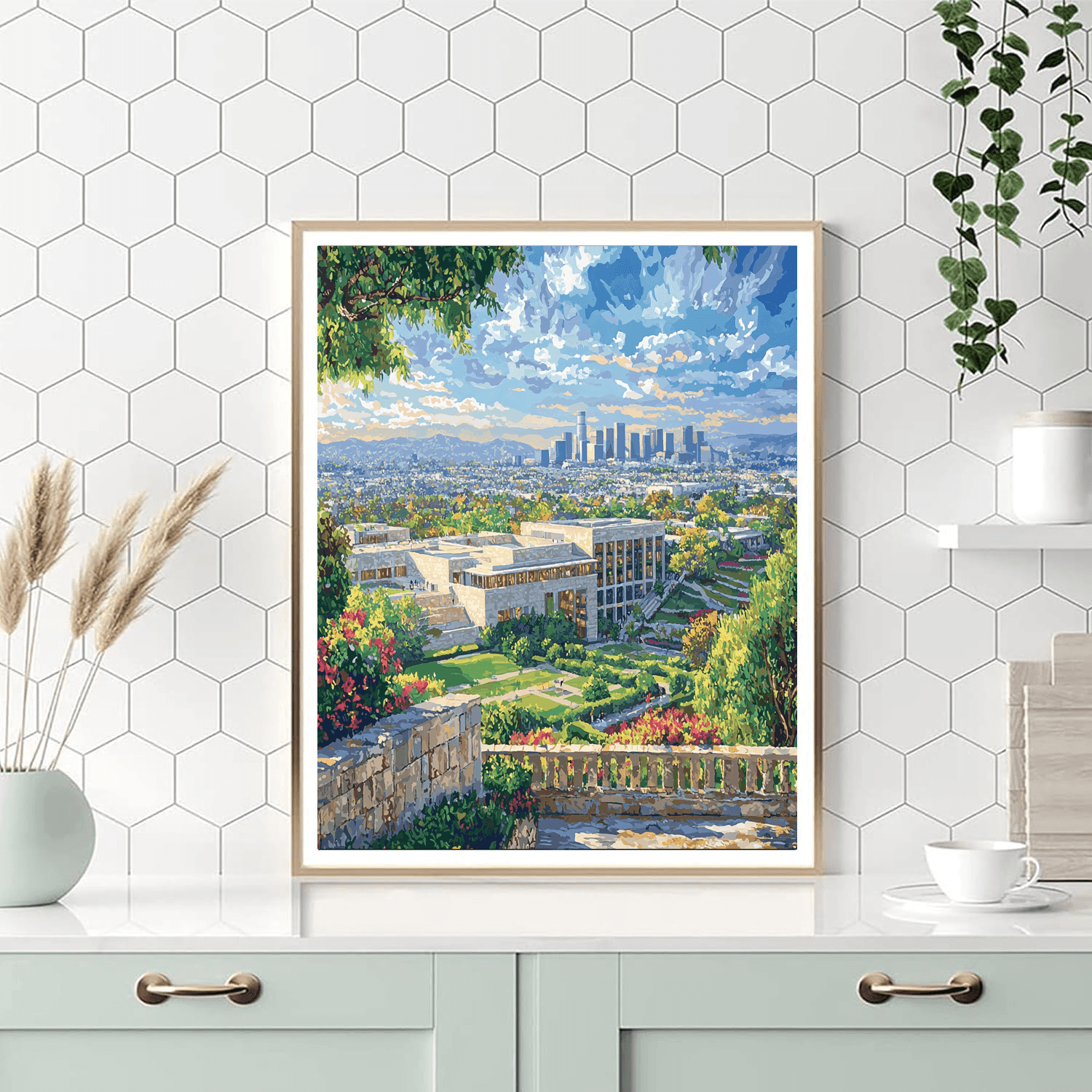 The Getty Center Number Painting