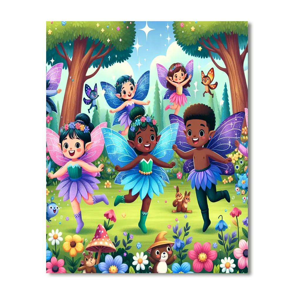 A Magical Day In Fairyland DIY Paint By Numbers