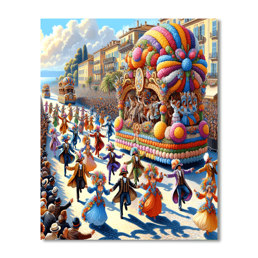 T Carnaval De Nice - France Numbered Painting Kits