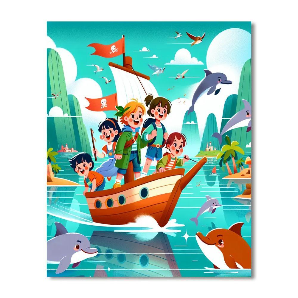 Fantasy Sea Voyage Number Painting