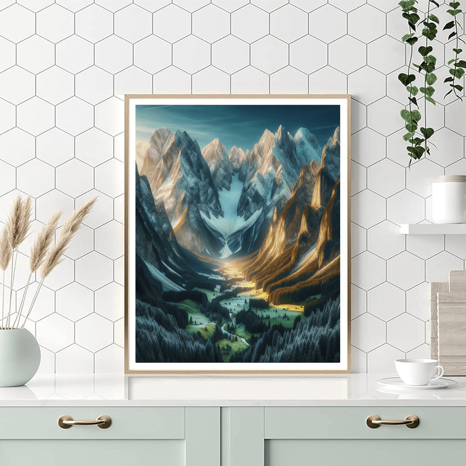 Mystic Mountain Range - DIY Painting By Numbers Kit