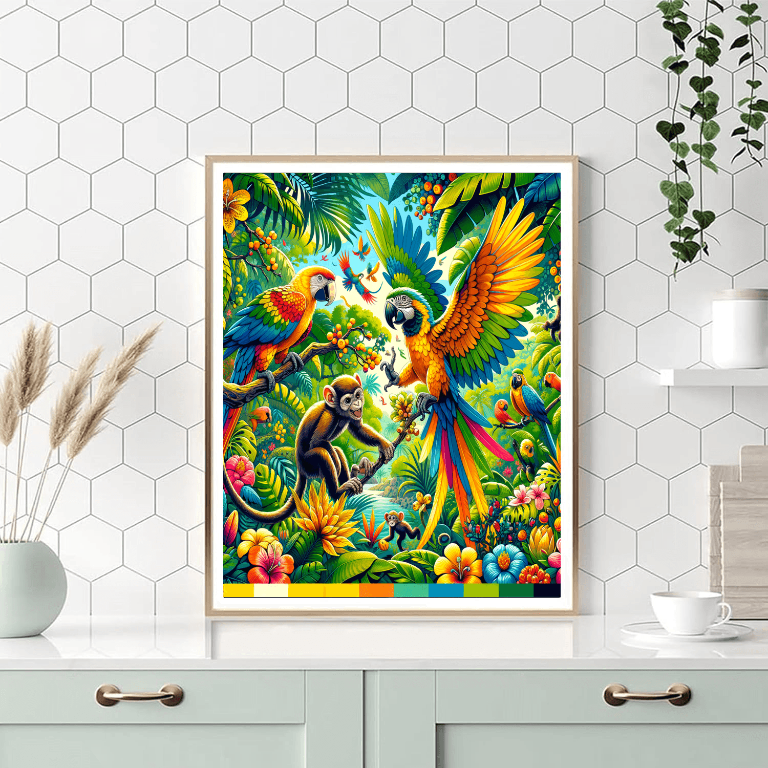 Adventure In The Jungle Paint By Numbers