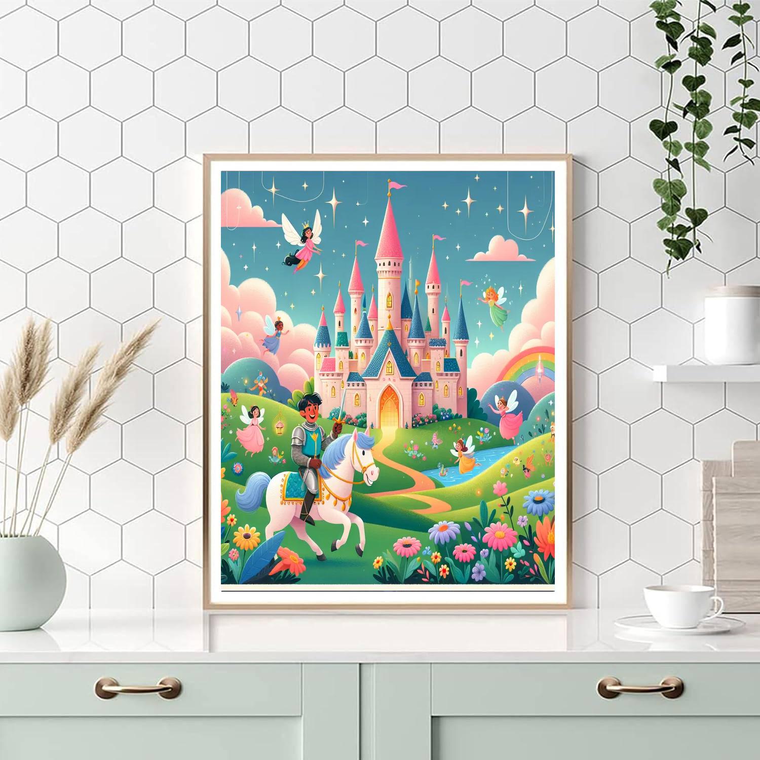 Whimsical Fairy Tale World Paint By Numbers Art