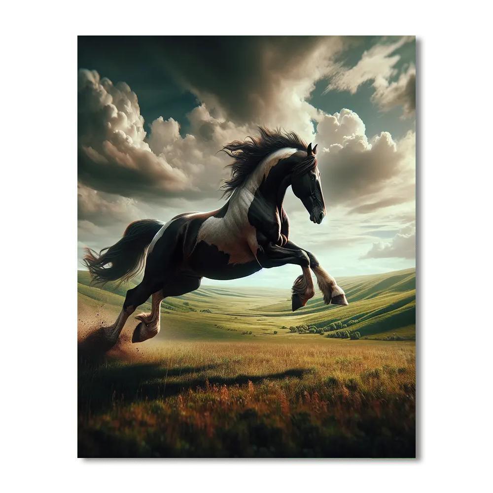 Majestic Horse Haven Paint By Number