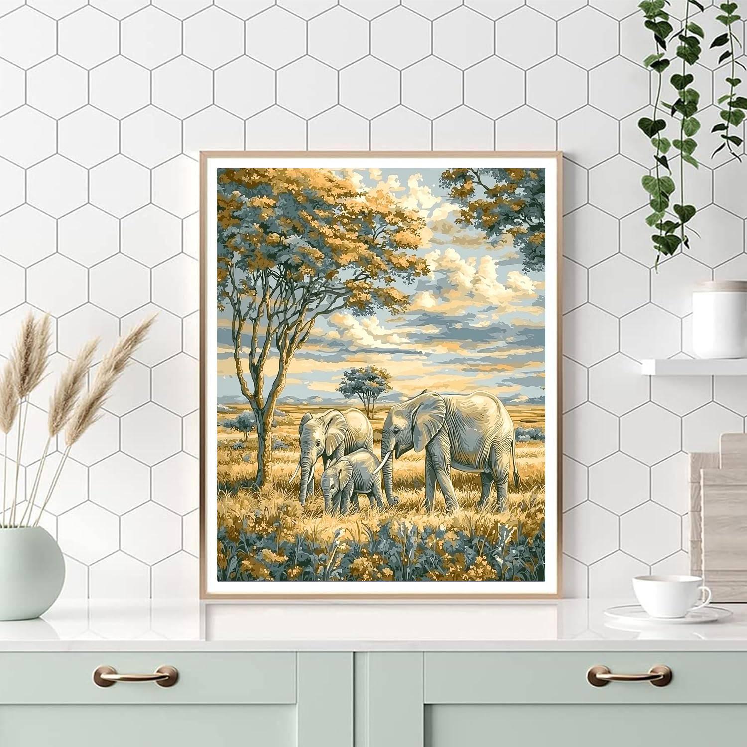 Gentle Giants Of Love Paint By Numbers Kits