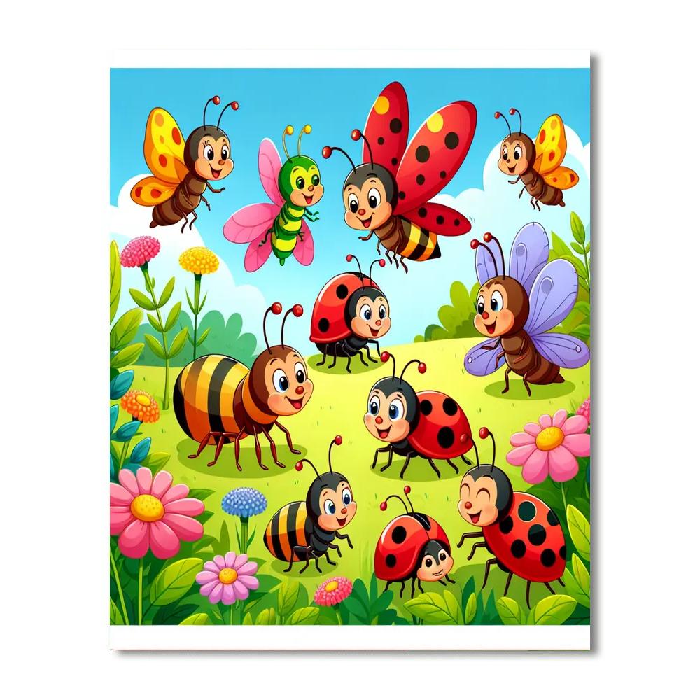 Amazing Insect World Paint By Color