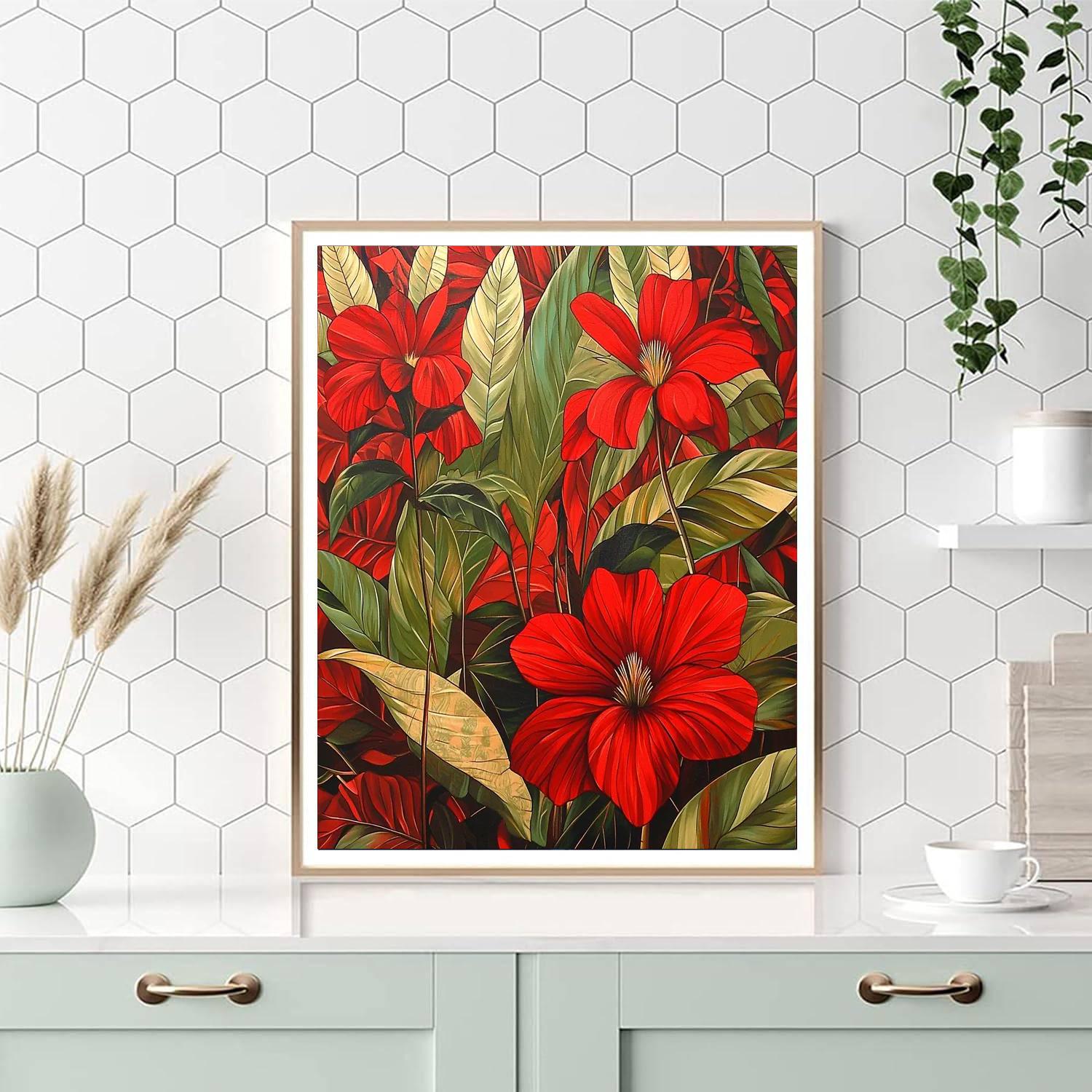 Frida Kahlo Inspired Resilient Beauty  Painting Number Kit