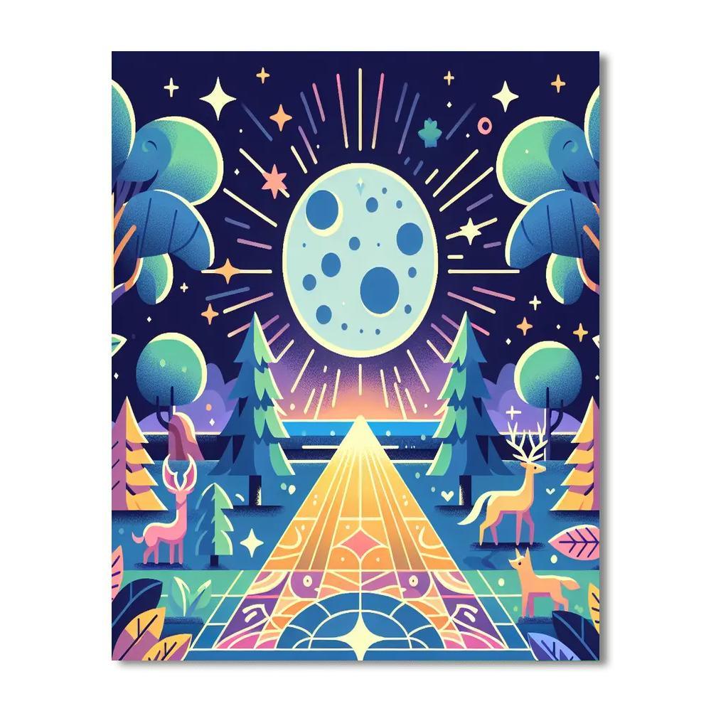 Moonlit Adventure Quest Paint By Number