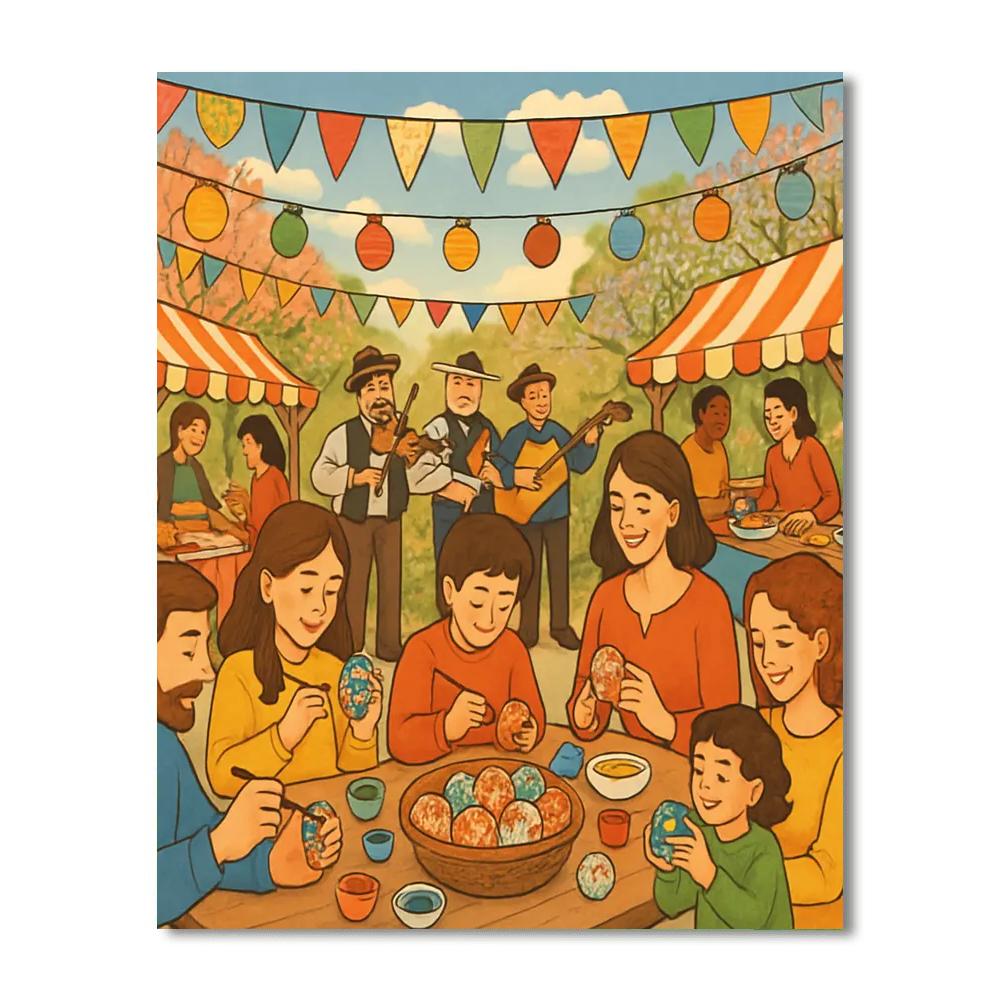 Ovo Festival - Bulgaria Painting Number Kit