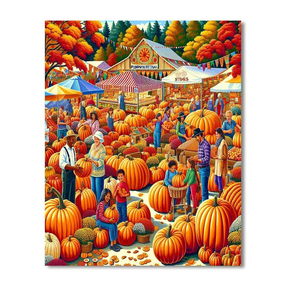 The Great Pumpkin Commonwealth Festival Paint By Color