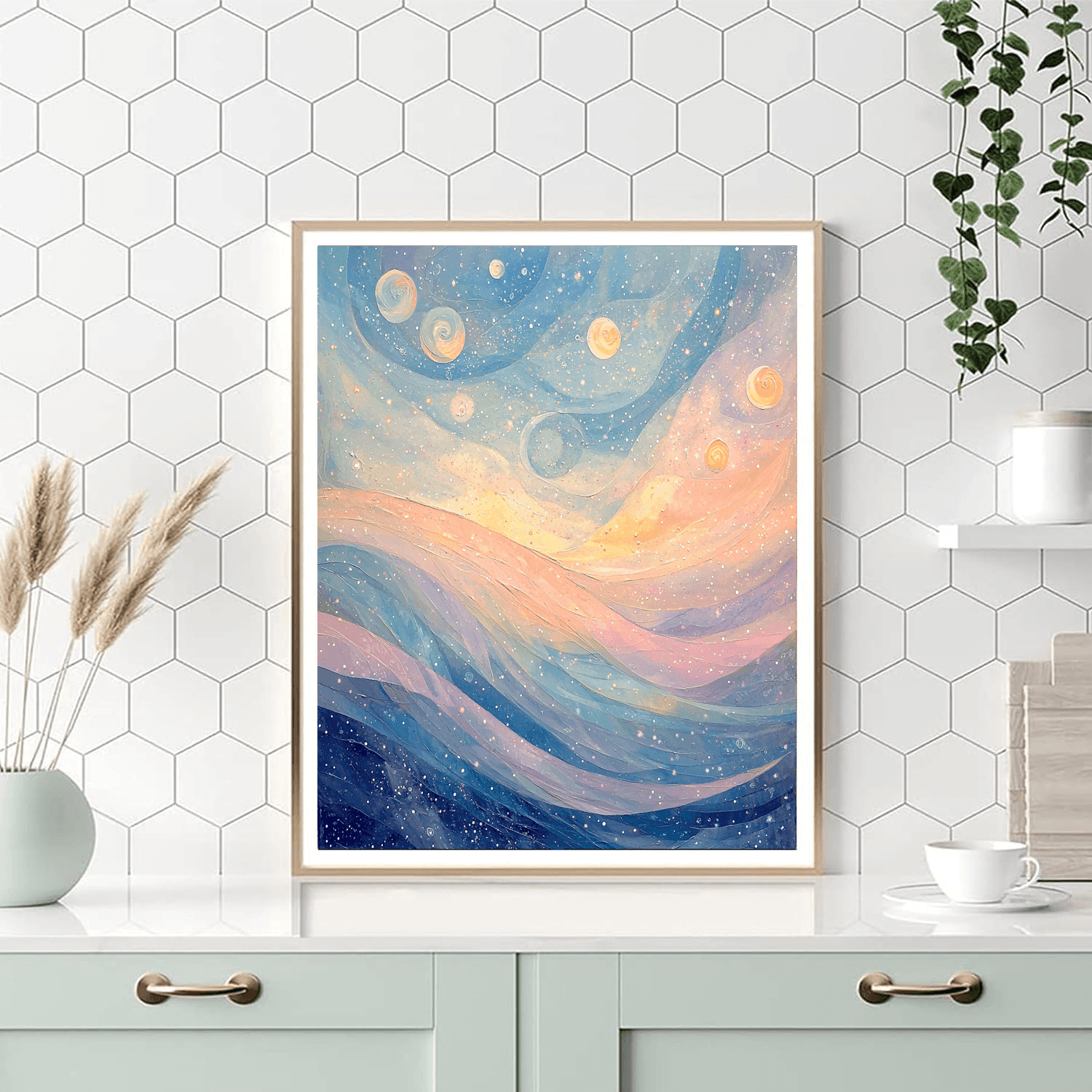 Klee Inspired Celestial Whispers - DIY Painting By Numbers Kit