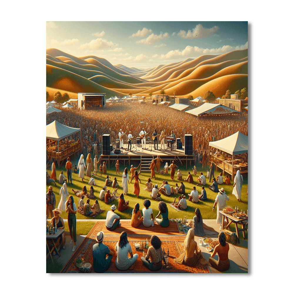 Tbilisi Open Air Festival Painting By Numbers Kit