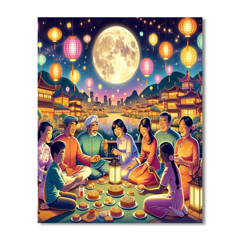 Mooncake Festival - China Paint By Number