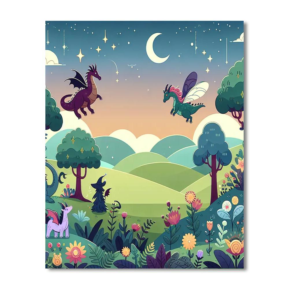 Wonderous World Painting Number Kit