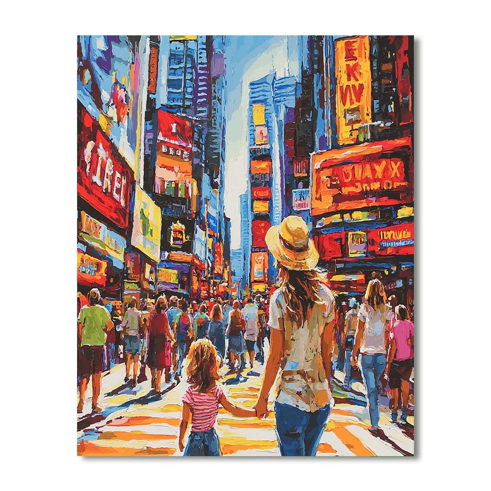 City Stroll Paint By Numbers