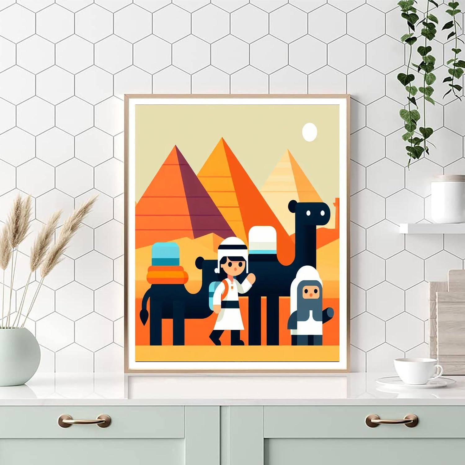 Desert Explorer's Quest Paint By Number