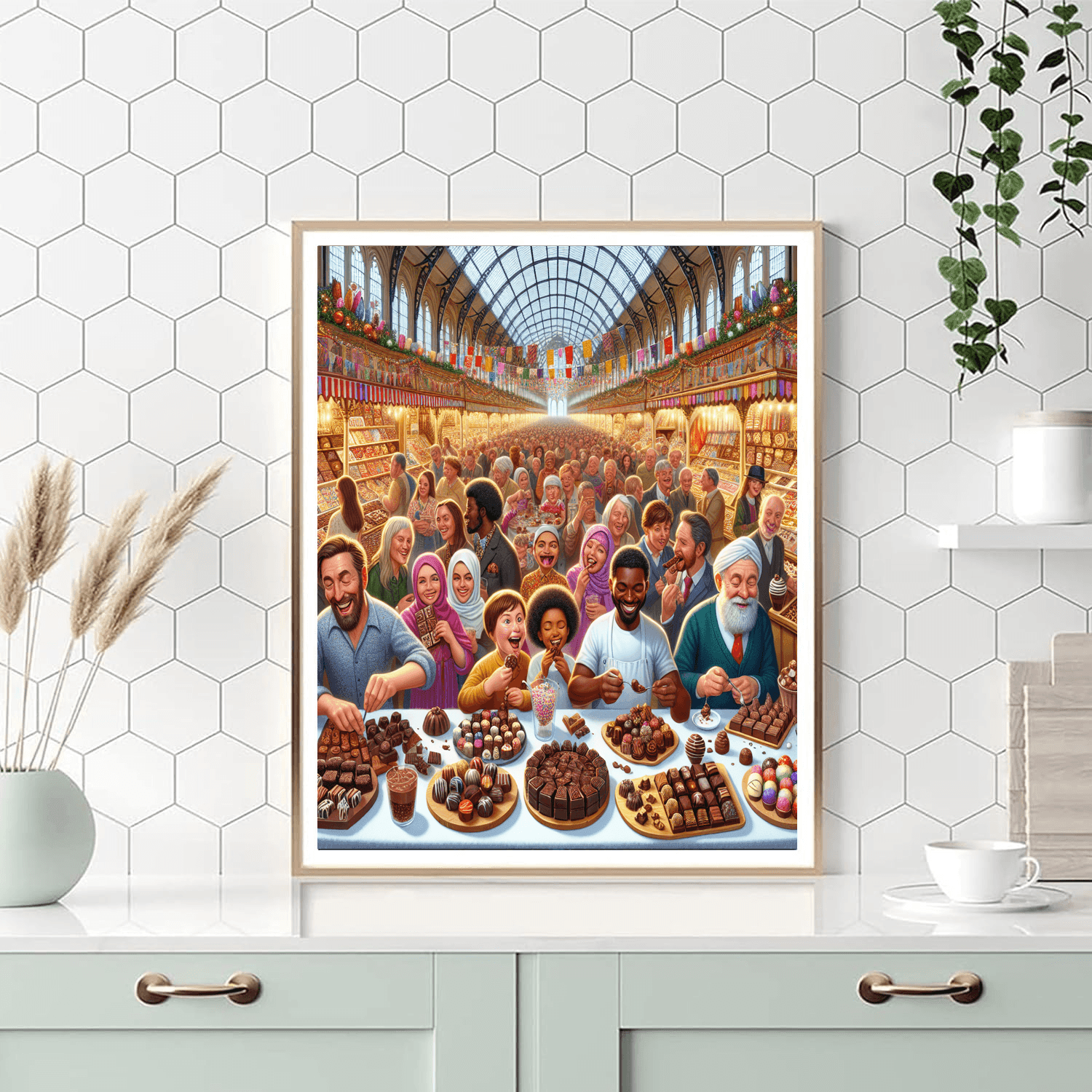 The Chocolate Festival Number Painting