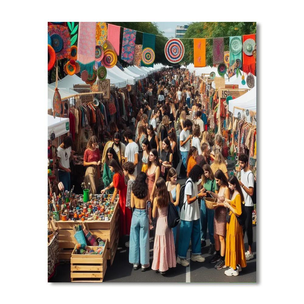 Upcycle Festival - Copenhagen, Denmark Painting Number Kit