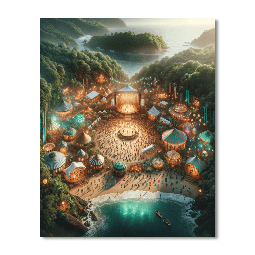 Envision Festival - Costa Rica Paint By Number