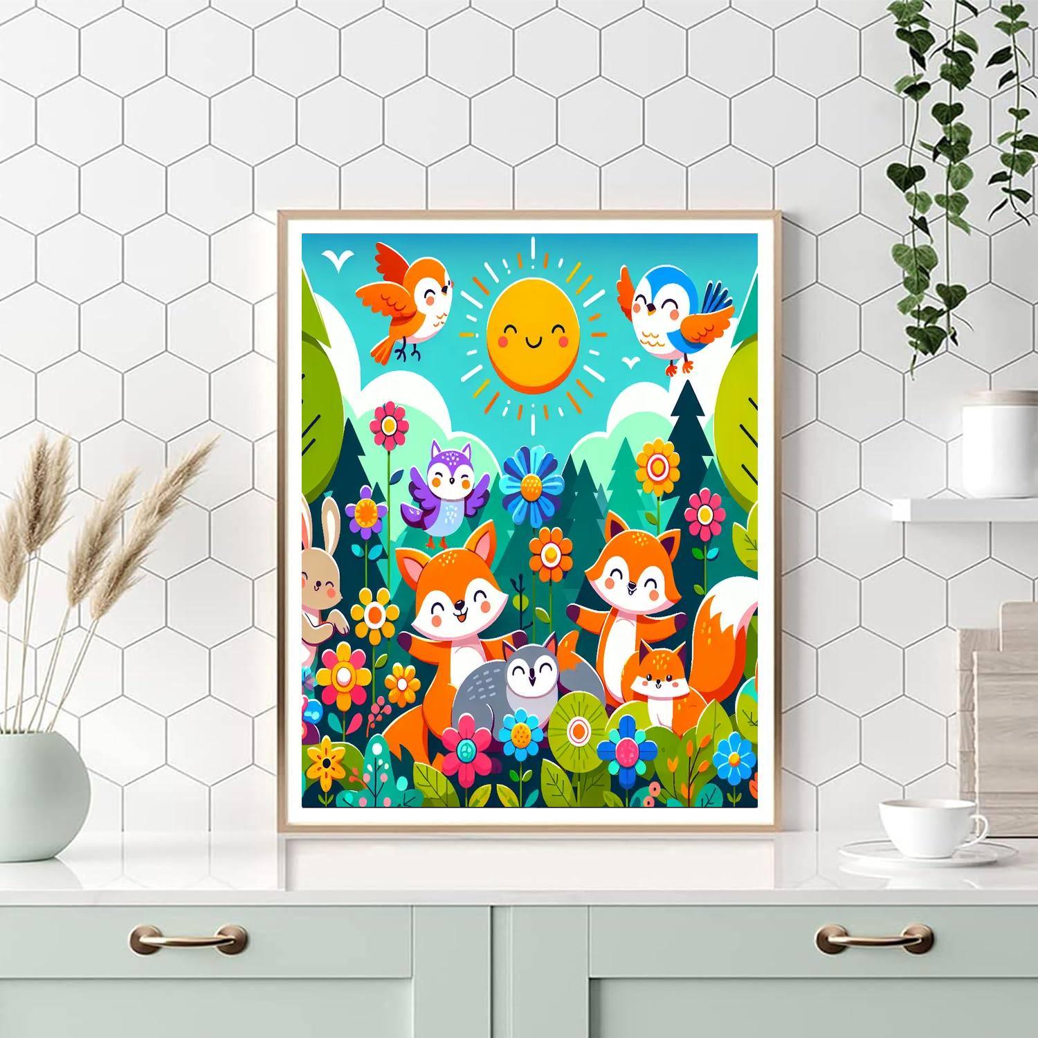 Friendly Forest Adventures Paint By Numbers Kits