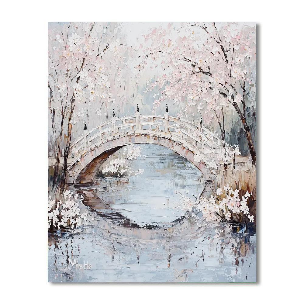 Monet Inspired Spring Blossom Dance  Painting By Numbers Kit