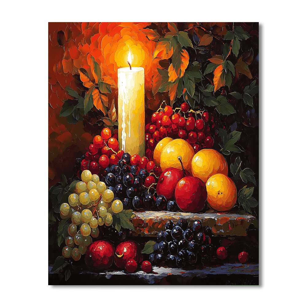 Caravaggio Inspired Candlelit Conversations  Painting By Numbers Kit