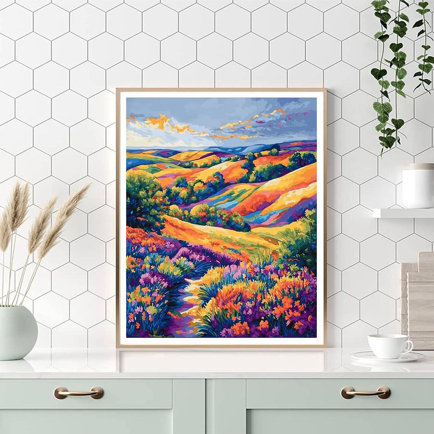 Paul Cézanne Inspired Enchanted Patterns  Paint By Numbers Kits