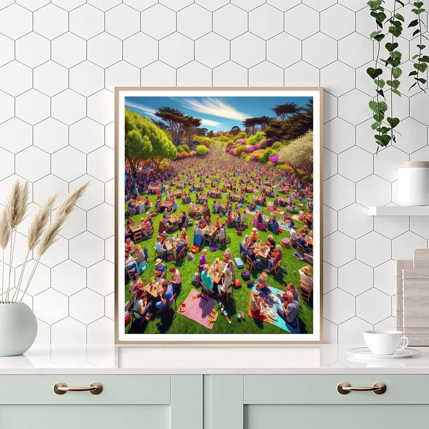 Wellington International Ukulele Orchestra Festival - New Zealand Paint By Numbers