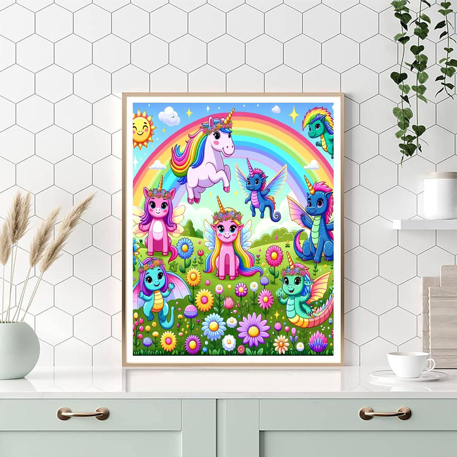 Adventures With Fantasy Creatures Paint By Color