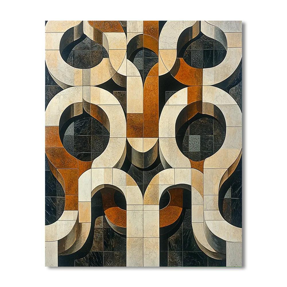 M.C. Escher Inspired Tiling The Infinite  Paint By Numbers Kits