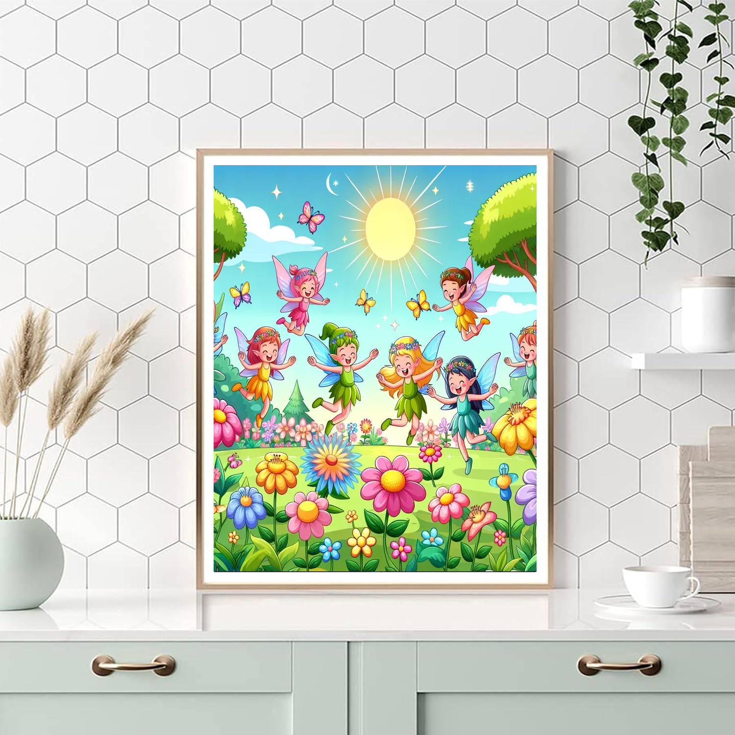 Fun With Fairy Friends Paint By Number