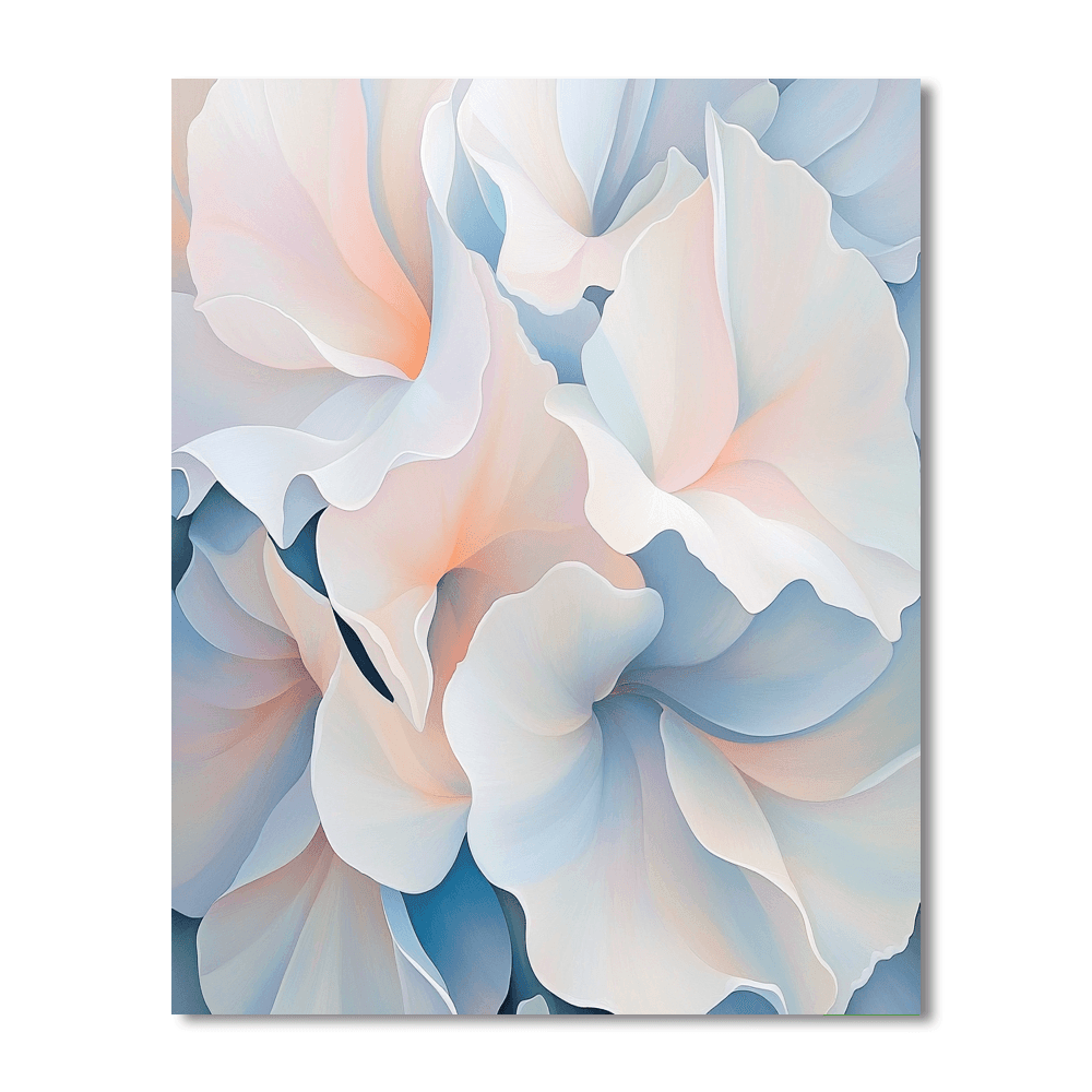 Georgia O'Keeffe Inspired Ethereal Floral Dreams  Painting By Numbers Kit