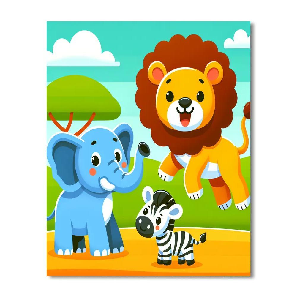 Adventure Safari Paint By Numbers Kits