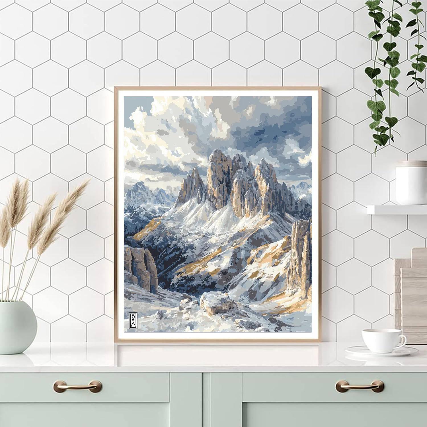 Michelangelo Inspired Majestic Pinnacle  Numbered Painting Kits