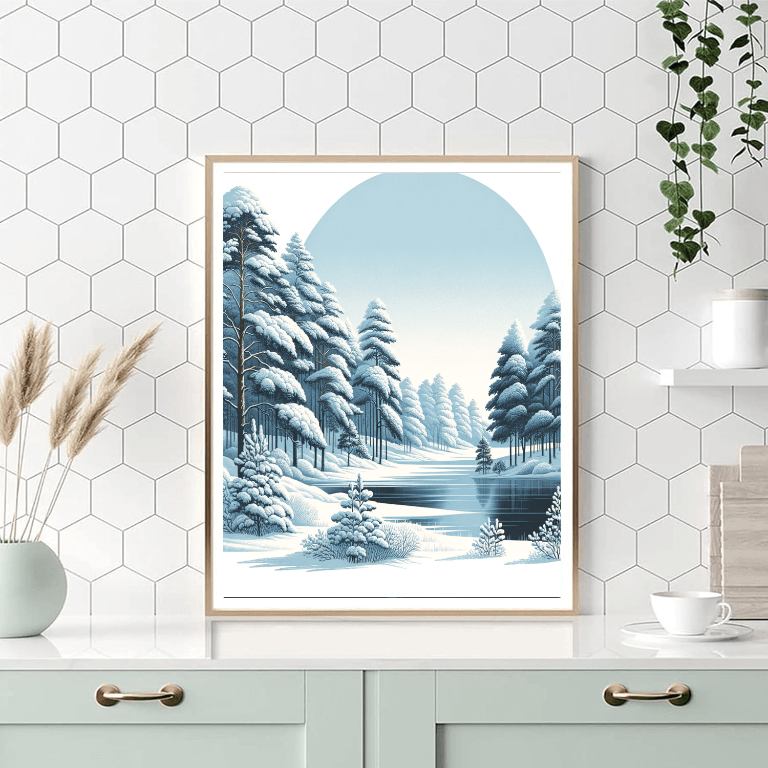Nordic Winter Solitude Paint By Color