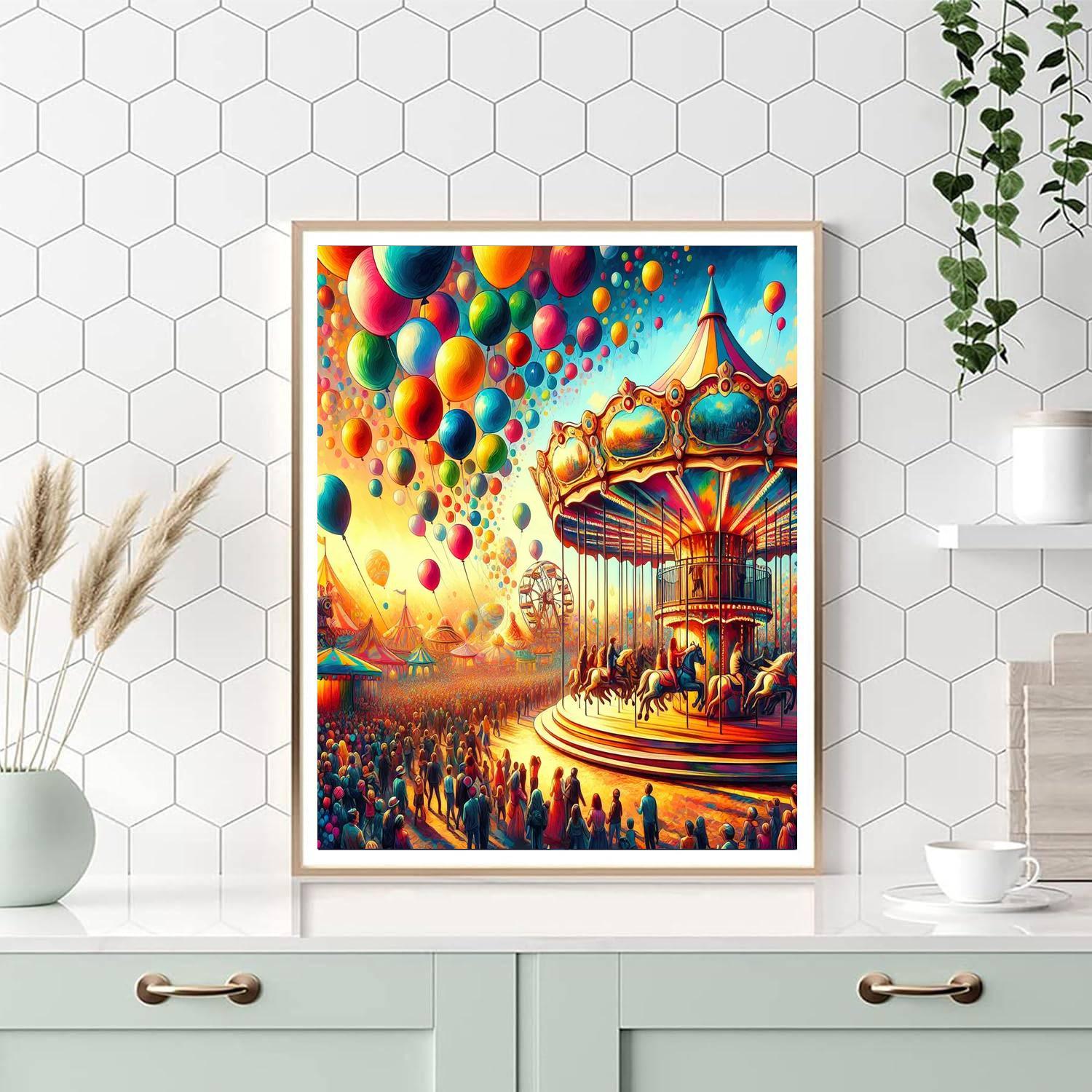 Fairground Fantasy Paint By Number